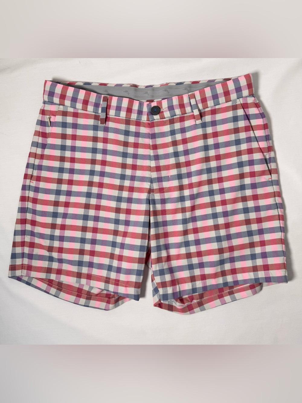 Tommy Bahama Men's Beach Driver Check IslandZone GolfShorts Size 32